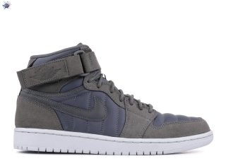 Meilleures Air Jordan 1 High Strap Gris (342132-005)