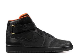 Meilleures Air Jordan 1 High Strap Promo "Just Don Bhm" Noir (386009-xc)