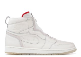 Meilleures Air Jordan 1 High Zip Awok "Anna Wintour" Blanc (bq0864-106)