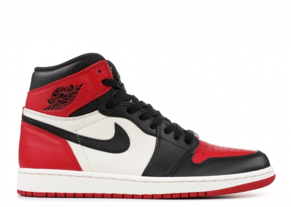 Meilleures Air Jordan 1 Retro High Og "Bred Toe" Blanc Noir Rouge (555088-610)