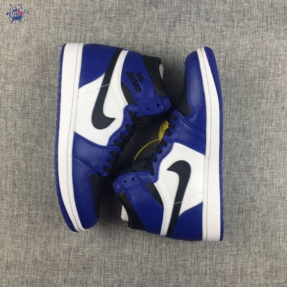 Meilleures Air Jordan 1 Retro High "Rare Air" Bleu Noir