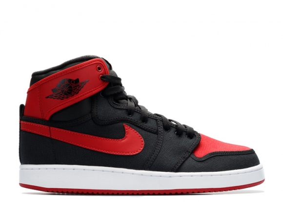 Meilleures Air Jordan 1 Retro Ko High "Bred" Noir Rouge (638471-001)