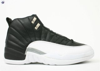 Meilleures Air Jordan 12 (Og) "Playoff" Noir Blanc (136001-016)