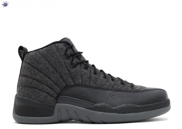 Meilleures Air Jordan 12 Retro Wool Gris (852627-003)