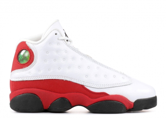 Meilleures Air Jordan 13 Retro (Gs) "2010 Release" Blanc Rouge (414574-101)