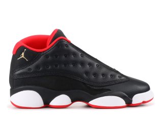 Meilleures Air Jordan 13 Retro Low Bg (Gs) "Bred" Noir Blanc Rouge (310811-027)