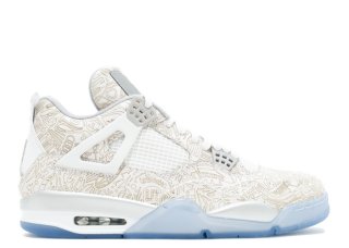 Meilleures Air Jordan 4 Retro Laser "30Th Anniversary" Blanc (705333-105)