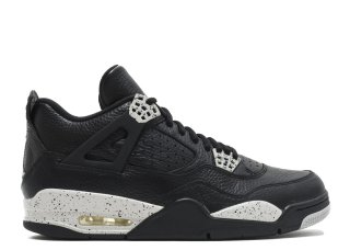 Meilleures Air Jordan 4 Retro Ls "Oreo" Noir Gris (314254-003)