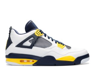 Meilleures Air Jordan 4 Retro "Marquette" Blanc Noir Jaune (h012mnjdls247)