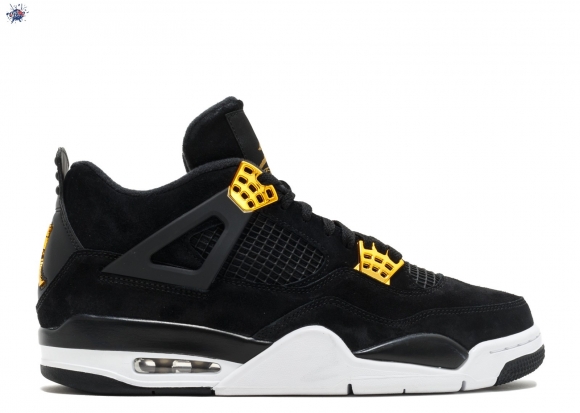 Meilleures Air Jordan 4 Retro "Royalty" Noir Or (308497-032)