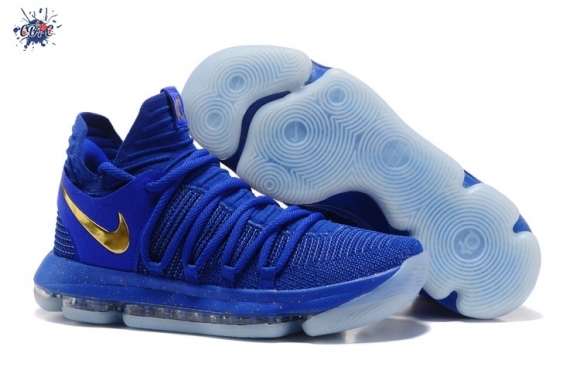 Meilleures Nike KD X 10 "Finals" Pe Bleu Or