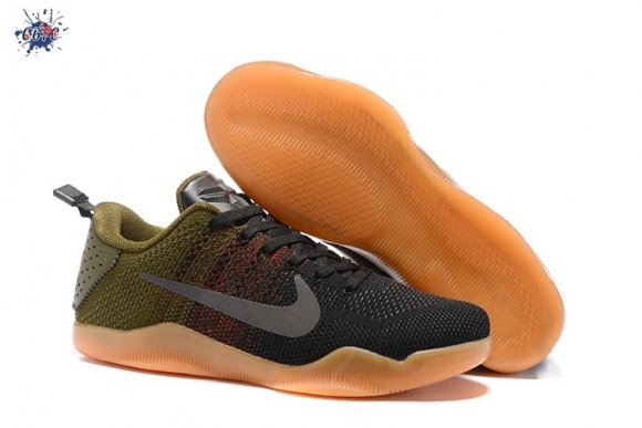 Meilleures Nike Kobe XI 11 Vert Noir Multicolore