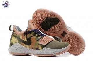 Meilleures Nike PG 1 Camo Vert Marron