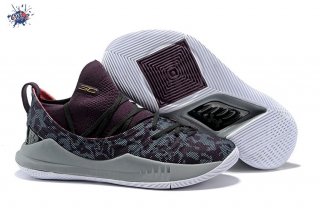 Meilleures Under Armour Curry 5 Low Gris Pourpre