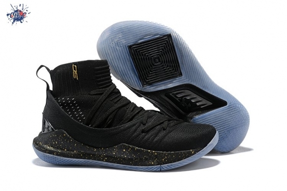 Meilleures Under Armour Curry 5 Noir Métallique Or