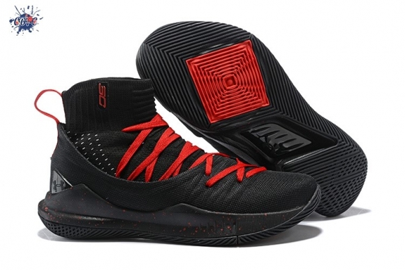 Meilleures Under Armour Curry 5 Noir Rouge