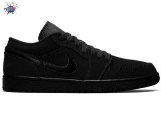 Meilleures Air Jordan 1 Low "Triple Noir" (2019) Noir (553558-056)