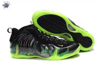 Meilleures Nike Air Foamposite Noir Fluorescent Vert